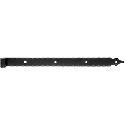 Alberts 320355 Penture avec pointes décoratives en différentes versions noire gond Ø16 mm taille 600 x 45 mm - Publicité Alberts 320355 Penture avec pointes décoratives en différentes versions noire gond Ø16 mm taille 600 x 45 mm - Publicité