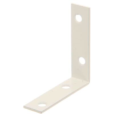 Alberts 848842 Équerre de chaise plastifiée, en blanc 60 x 60 x 16 mm kit de 40 - Publicité Alberts 848842 Équerre de chaise plastifiée, en blanc 60 x 60 x 16 mm kit de 40 - Publicité