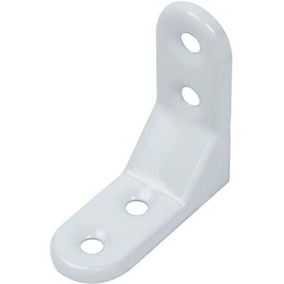Alberts 854034 Équerre décorative emboutie en blanc 50 x 50 x 20 mm kit de 20 - Publicité Alberts 854034 Équerre décorative emboutie en blanc 50 x 50 x 20 mm kit de 20 - Publicité