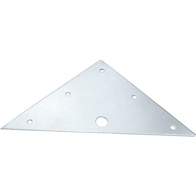 AERZETIX C50340 Lot de 25 Patte équerres de fixation plate perforée ~ 100x100x140x1mm en acier zingué plaque triangulaire de jonction pour meuble cuisine placard - Publicité AERZETIX C50340 Lot de 25 Patte équerres de fixation plate perforée ~ 100x100x140x1mm en acier zingué plaque triangulaire de jonction pour meuble cuisine placard - Publicité