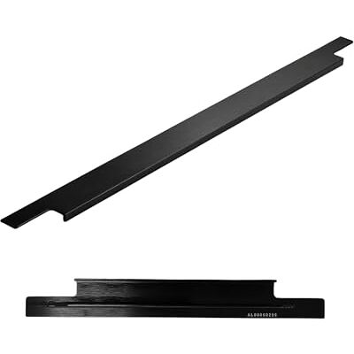 Gedotec Poignée de Meuble en aluminium TRIM Black Longueur 446 mm 1 Pièce Poignée de tiroir avec barre harpon Noire Mate Pour tiroirs & portes d'armoire - Publicité Gedotec Poignée de Meuble en aluminium TRIM Black Longueur 446 mm 1 Pièce Poignée de tiroir avec barre harpon Noire Mate Pour tiroirs & portes d'armoire - Publicité