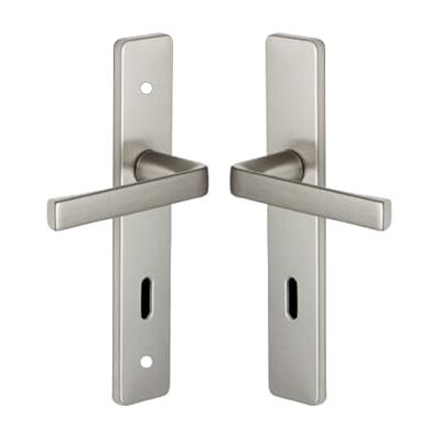 Poignée de porte VACHETTE Kaza - Fixation 165mm - Gris - Style classique - Publicité Poignée de porte VACHETTE Kaza - Fixation 165mm - Gris - Style classique - Publicité