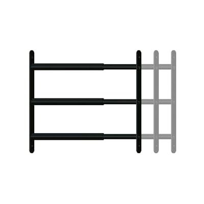AFBAT GRILLE DE DEFENSE EXTENSIBLE 3 barreaux 48 à 90cm noir - Publicité AFBAT GRILLE DE DEFENSE EXTENSIBLE 3 barreaux 48 à 90cm noir - Publicité
