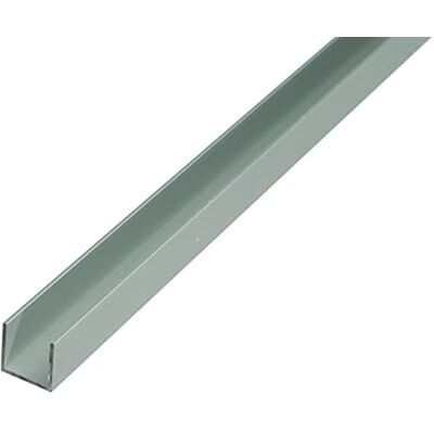 Alberts 498320 Profilé en U en aluminium anodisé argenté 1000 x 12 x 10 mm - Publicité Alberts 498320 Profilé en U en aluminium anodisé argenté 1000 x 12 x 10 mm - Publicité