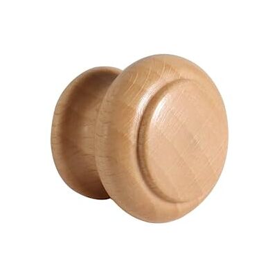 Gedotec Boutons de meuble en bois Diamètre : 35 mm I 1 pièce Bouton de porte pour armoires Hêtre naturel laqué avec matériel de fixation I Giovanni I Boutons pour armoires de cuisine - Publicité Gedotec Boutons de meuble en bois Diamètre : 35 mm I 1 pièce Bouton de porte pour armoires Hêtre naturel laqué avec matériel de fixation I Giovanni I Boutons pour armoires de cuisine - Publicité