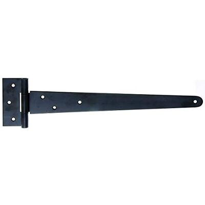Alberts 309886 Penture anglaise laquée noire penture 495 x 46 mm charnière 90 x 40 mm - Publicité Alberts 309886 Penture anglaise laquée noire penture 495 x 46 mm charnière 90 x 40 mm - Publicité