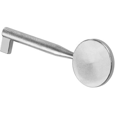 Gedotec Clé de meuble en métal nickelé 1 pièce Vivaldi Clé de meuble décorative de rechange antique 35 mm Compatible avec Euro Lock - Publicité Gedotec Clé de meuble en métal nickelé 1 pièce Vivaldi Clé de meuble décorative de rechange antique 35 mm Compatible avec Euro Lock - Publicité