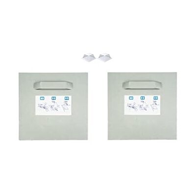 Wandbreite Ensemble de fixation autocollant pour cadre photo, support pour miroir, support pour Alu-Dibond (2x support tampons en silicone, 100x100mm) - Publicité Wandbreite Ensemble de fixation autocollant pour cadre photo, support pour miroir, support pour Alu-Dibond (2x support tampons en silicone, 100x100mm) - Publicité