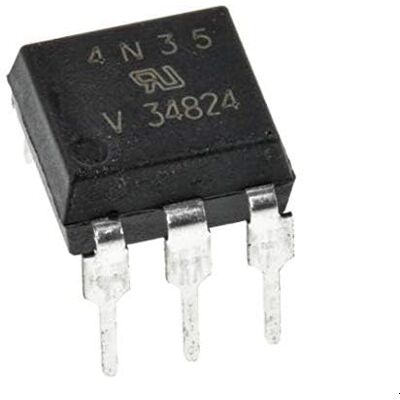 Vishay Optocoupleur, DIP6 Optocoupleurs de sortie de transistor optoélectronique, 1 x Qté – 4N35 - Publicité Vishay Optocoupleur, DIP6 Optocoupleurs de sortie de transistor optoélectronique, 1 x Qté – 4N35 - Publicité