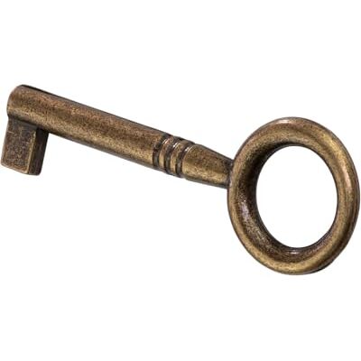 Gedotec Clé de meuble en métal bruni 1 pièce SALIERI Clé de rechange décorative rétro 30 mm Compatible Euro Lock Pour serrure de meubles - Publicité Gedotec Clé de meuble en métal bruni 1 pièce SALIERI Clé de rechange décorative rétro 30 mm Compatible Euro Lock Pour serrure de meubles - Publicité