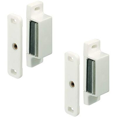 Gedotec ® Professionnel Magnétique Loquet Fermeture Porte/meuble Schnapper Fermeture de la porte – Plastique Blanc – Avec vis – Force d'adhérence 4 kg – geprüfte marque de qualité pour votre intérieur - Publicité Gedotec ® Professionnel Magnétique Loquet Fermeture Porte/meuble Schnapper Fermeture de la porte – Plastique Blanc – Avec vis – Force d'adhérence 4 kg – geprüfte marque de qualité pour votre intérieur - Publicité