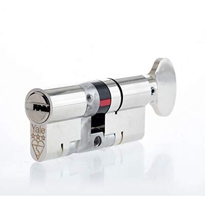 Yale B-YS3-4040NT Cylindre Euro Anti-Scie en Nickel - Serrure de Sécurité - Publicité Yale B-YS3-4040NT Cylindre Euro Anti-Scie en Nickel - Serrure de Sécurité - Publicité