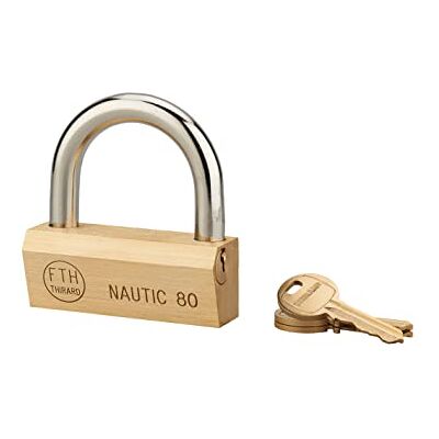 Thirard - Nautic 80mm - 3 clés - Cadenas - Publicité Thirard - Nautic 80mm - 3 clés - Cadenas - Publicité