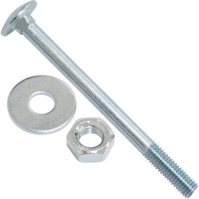 AERZETIX Ensemble de 15 boulons carrossiers M8x100mm / rondelles et écrous M8 / en acier zingué/pour fixation et assemblage - Publicité AERZETIX Ensemble de 15 boulons carrossiers M8x100mm / rondelles et écrous M8 / en acier zingué/pour fixation et assemblage - Publicité