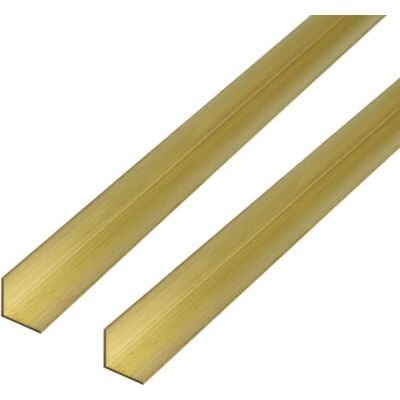 Alberts GAH- 497668 471453 Lot de 2 profilés d'angle en laiton 1000 x 20 x 20 mm - Publicité Alberts GAH- 497668 471453 Lot de 2 profilés d'angle en laiton 1000 x 20 x 20 mm - Publicité