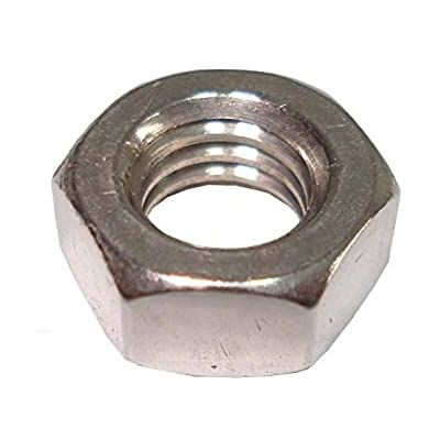 Merriway Bulk Hardware BH02528 Ecrou hexagonal en Acier M4 plaqué au zinc brillant, Set de 100 Pièces - Publicité Merriway Bulk Hardware BH02528 Ecrou hexagonal en Acier M4 plaqué au zinc brillant, Set de 100 Pièces - Publicité