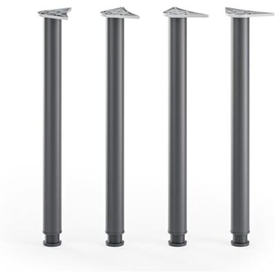 ATM Lot de 4 Pieds de Table 71cm Pieds de Bureau Réglables en Hauteur Métal Pieds de Meubles Ø 60mm pour Table à Manger Cuisine Support de Table Rond Robuste Noir - Publicité ATM Lot de 4 Pieds de Table 71cm Pieds de Bureau Réglables en Hauteur Métal Pieds de Meubles Ø 60mm pour Table à Manger Cuisine Support de Table Rond Robuste Noir - Publicité
