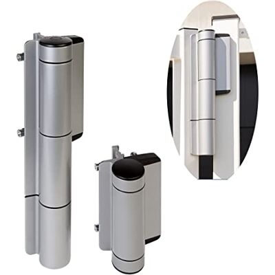 ATTAS Locinox Mammoth-HD Ferme-portail hydraulique puissant à 180° à fermeture automatique (argent) - Publicité ATTAS Locinox Mammoth-HD Ferme-portail hydraulique puissant à 180° à fermeture automatique (argent) - Publicité