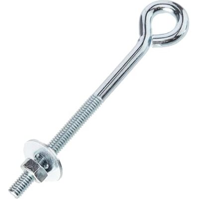 Merriway Bulk Hardware BH01768 Boulon à œil avec écrous/rondelles - Publicité Merriway Bulk Hardware BH01768 Boulon à œil avec écrous/rondelles - Publicité