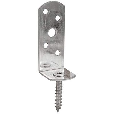 Alberts 326159 Équerre pour clôture tressée Forme L en différents modèles acier inoxydable hauteur totale 115 mm - Publicité Alberts 326159 Équerre pour clôture tressée Forme L en différents modèles acier inoxydable hauteur totale 115 mm - Publicité