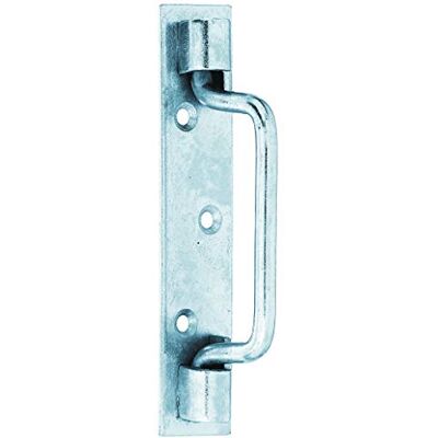 Alberts 307622 Poignée de porte type St. Etienne zinguée 142 x 30 mm - Publicité Alberts 307622 Poignée de porte type St. Etienne zinguée 142 x 30 mm - Publicité