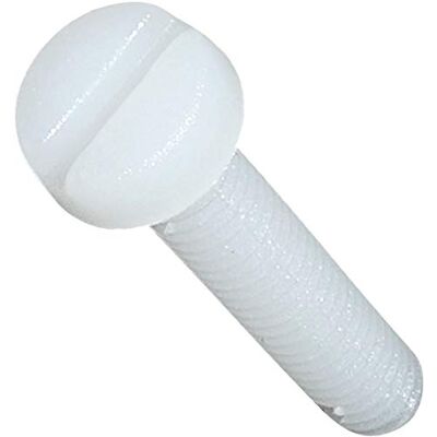 AERZETIX C45313 Lot de 10 Vis en Polyamide/Nylon M4x20 Filetage Métrique à Tête Cylindrique/Fendue/Plate/Ronde Isolante Bricolage Rénovation DIN 84 - Publicité AERZETIX C45313 Lot de 10 Vis en Polyamide/Nylon M4x20 Filetage Métrique à Tête Cylindrique/Fendue/Plate/Ronde Isolante Bricolage Rénovation DIN 84 - Publicité