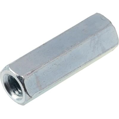 AERZETIX Lot de 12 Écrous de jonction allongés M8x40 à 6 pans pas de filetage 1.25 mm en acier zingué couleur argent fixation assemblage - Publicité AERZETIX Lot de 12 Écrous de jonction allongés M8x40 à 6 pans pas de filetage 1.25 mm en acier zingué couleur argent fixation assemblage - Publicité