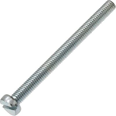 AERZETIX C60128 Lot de 50 Vis à métaux à tête cylindrique M3x35 mm à empreinte fendue S boulon d'assemblage DIN 84 dureté 4.8 en acier zingué couleur argent - Publicité AERZETIX C60128 Lot de 50 Vis à métaux à tête cylindrique M3x35 mm à empreinte fendue S boulon d'assemblage DIN 84 dureté 4.8 en acier zingué couleur argent - Publicité