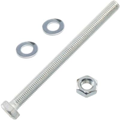 AERZETIX Kit ensemble de 5 boulons M10x130 mm à tête hexagonale + 10 rondelles M10x20 mm + 5 écrous hexagonaux M10 pour bricolage et fixation légère en acier - Publicité AERZETIX Kit ensemble de 5 boulons M10x130 mm à tête hexagonale + 10 rondelles M10x20 mm + 5 écrous hexagonaux M10 pour bricolage et fixation légère en acier - Publicité