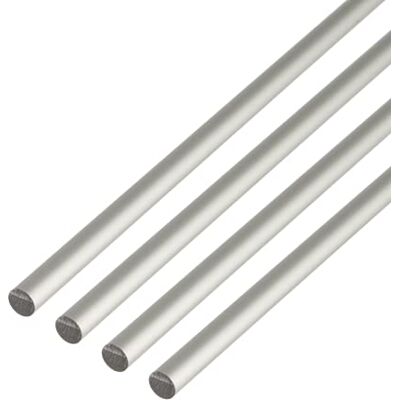 Alberts GAH- 498030 473358 Lot de 4 barres rondes en aluminium anodisé argenté 1000 x 12 mm - Publicité Alberts GAH- 498030 473358 Lot de 4 barres rondes en aluminium anodisé argenté 1000 x 12 mm - Publicité