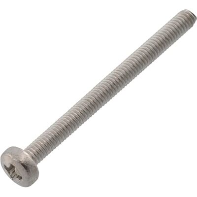AERZETIX C59744 Lot de 10 Vis à métaux à tête cylindrique M2.5x30 mm à empreinte PH1 boulon d'assemblage DIN 7985 en acier inoxydable A2 couleur argent - Publicité AERZETIX C59744 Lot de 10 Vis à métaux à tête cylindrique M2.5x30 mm à empreinte PH1 boulon d'assemblage DIN 7985 en acier inoxydable A2 couleur argent - Publicité
