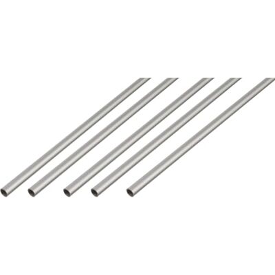 Alberts Lot de 5 tubes ronds Aluminium anodisé argenté 2000 x 25 x 1,5 mm - Publicité Alberts Lot de 5 tubes ronds Aluminium anodisé argenté 2000 x 25 x 1,5 mm - Publicité