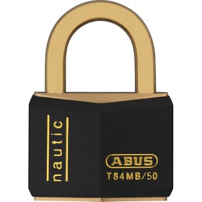 ABUS ® T84MB/50 Cadenas en laiton nautique avec 2 clés – Corps et anse en laiton massif – Empêche la formation d'étincelles et le double verrouillage 50 mm - Publicité ABUS ® T84MB/50 Cadenas en laiton nautique avec 2 clés – Corps et anse en laiton massif – Empêche la formation d'étincelles et le double verrouillage 50 mm - Publicité