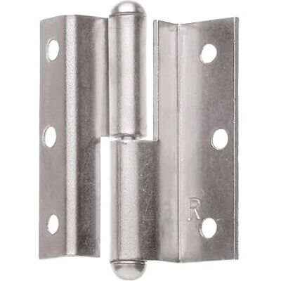 Gedotec Charnière de porte de chambre coudée Paumelle de porte en métal Charnière de meuble pour portes H1919 Coude D 7,5 mm Longueur 50 mm Acier nickelé mat DIN droite - Publicité Gedotec Charnière de porte de chambre coudée Paumelle de porte en métal Charnière de meuble pour portes H1919 Coude D 7,5 mm Longueur 50 mm Acier nickelé mat DIN droite - Publicité