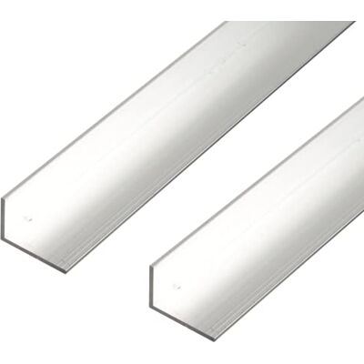 Alberts GAH- 497507 470241 Lot de 2 profilés d'angle en aluminium 1000 x 50 x 30 mm - Publicité Alberts GAH- 497507 470241 Lot de 2 profilés d'angle en aluminium 1000 x 50 x 30 mm - Publicité