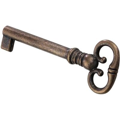 Gedotec Schubert Clé à barbe en métal marron frottée – 1 pièce – Clé de meuble antique pour tiroirs – Longueur de la poignée : 38 mm – Pour serrure de meubles - Publicité Gedotec Schubert Clé à barbe en métal marron frottée – 1 pièce – Clé de meuble antique pour tiroirs – Longueur de la poignée : 38 mm – Pour serrure de meubles - Publicité