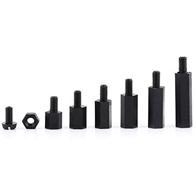 Walfront 250Pcs M2 Nylon Entretoises Hexagonales Vis Ecrou Entretoises Mâle Filetée Assortiment Kit avec une Boîte de Rangement - Publicité Walfront 250Pcs M2 Nylon Entretoises Hexagonales Vis Ecrou Entretoises Mâle Filetée Assortiment Kit avec une Boîte de Rangement - Publicité