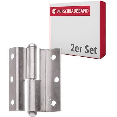 Gedotec Charnière de porte de chambre coudée Paumelle de porte en métal Charnière de meuble pour portes H1919 Coude D 7,5 mm Longueur 50 mm Acier nickelé mat DIN gauche - Publicité Gedotec Charnière de porte de chambre coudée Paumelle de porte en métal Charnière de meuble pour portes H1919 Coude D 7,5 mm Longueur 50 mm Acier nickelé mat DIN gauche - Publicité