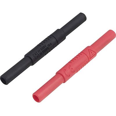 VOLTCRAFT MSL-504 Connecteur pour câble de mesure femelle 4 mm femelle 4 mm noir, rouge 1 pc(s) - Publicité VOLTCRAFT MSL-504 Connecteur pour câble de mesure femelle 4 mm femelle 4 mm noir, rouge 1 pc(s) - Publicité