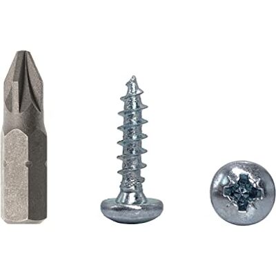 Marcopol Lot de 50 vis à bois DIN 7981 en acier zingué à tête cylindrique Vis à bois universelle Pozi-Drive Filetage total 5,0 x 20 mm - Publicité Marcopol Lot de 50 vis à bois DIN 7981 en acier zingué à tête cylindrique Vis à bois universelle Pozi-Drive Filetage total 5,0 x 20 mm - Publicité