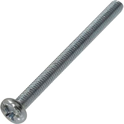 AERZETIX C59939 Lot de 100 Vis métaux à tête cylindrique M3x35 mm à empreinte PH1 boulon d'assemblage DIN 7985 dureté 4.8 en acier au carbone couleur argent - Publicité AERZETIX C59939 Lot de 100 Vis métaux à tête cylindrique M3x35 mm à empreinte PH1 boulon d'assemblage DIN 7985 dureté 4.8 en acier au carbone couleur argent - Publicité