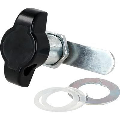 Gedotec Serrure de casier en métal Noir DIN gauche Ø 19 x 25 mm Serrure à tourniquet pour cadenas de 5 à 7 mm de diamètre Serrure de porte de casier pour armoires en métal, armoires en bois - Publicité Gedotec Serrure de casier en métal Noir DIN gauche Ø 19 x 25 mm Serrure à tourniquet pour cadenas de 5 à 7 mm de diamètre Serrure de porte de casier pour armoires en métal, armoires en bois - Publicité