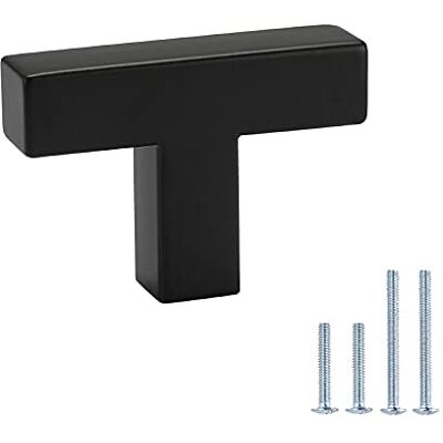 LONTAN Lot de 15 Bouton de MeubleB Bouton de porte Noirs -LSJ12BK Boutons Noirs Bouton Porte Placard avec Finition Mate en Acier Inoxydable - Publicité LONTAN Lot de 15 Bouton de MeubleB Bouton de porte Noirs -LSJ12BK Boutons Noirs Bouton Porte Placard avec Finition Mate en Acier Inoxydable - Publicité