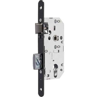 Vachette Serrure à Encastrer trou de cylindre, Axe à 40mm, Coffre 150mm, Certifiée NF Niveau 3 D455 Réversible sans démontage, Verrouillage 2 tours, Têtière bouts ronds Porte d'entrée Noir - Publicité Vachette Serrure à Encastrer trou de cylindre, Axe à 40mm, Coffre 150mm, Certifiée NF Niveau 3 D455 Réversible sans démontage, Verrouillage 2 tours, Têtière bouts ronds Porte d'entrée Noir - Publicité