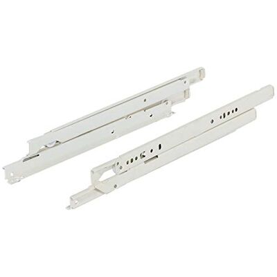 Gedotec Rail de Guidage de Tiroir Glissiere Coulissante à Roulement à Billes Extension Totale Rail pour Meuble de Cuisine, Armoire- Support 50 kg 450mm Blanc Ral 9010-1 Paire - Publicité Gedotec Rail de Guidage de Tiroir Glissiere Coulissante à Roulement à Billes Extension Totale Rail pour Meuble de Cuisine, Armoire- Support 50 kg 450mm Blanc Ral 9010-1 Paire - Publicité