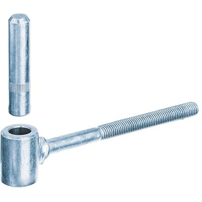 Alberts 864460 Gond à visser électro-galvanisé bleu dimension du goujon Ø14 mm longueur 125 mm kit de 10 - Publicité Alberts 864460 Gond à visser électro-galvanisé bleu dimension du goujon Ø14 mm longueur 125 mm kit de 10 - Publicité