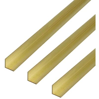 Alberts 497552 Lot de 3 profilés d'angle en laiton 1000 x 10 x 10 mm - Publicité Alberts 497552 Lot de 3 profilés d'angle en laiton 1000 x 10 x 10 mm - Publicité