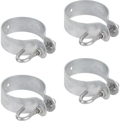 Alberts 820954 Collier pour barres de précontrainte maillage galvanisé à chaud Ø du collier 60 mm kit de 4 - Publicité Alberts 820954 Collier pour barres de précontrainte maillage galvanisé à chaud Ø du collier 60 mm kit de 4 - Publicité