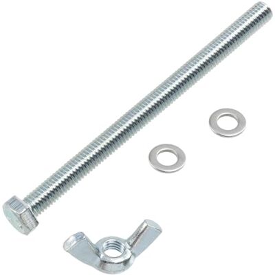 AERZETIX Kit ensemble de 25 écrous papillons à oreilles M5 + 50 rondelles plates + 25 boulons M5x70 mm à tête hexagonale en acier - Publicité AERZETIX Kit ensemble de 25 écrous papillons à oreilles M5 + 50 rondelles plates + 25 boulons M5x70 mm à tête hexagonale en acier - Publicité