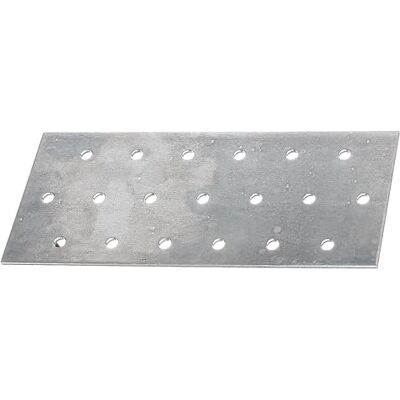 Alberts 820350 Plaque perforée galvanisé sendzimir 140 x 60 x 2 mm kit de 50 - Publicité Alberts 820350 Plaque perforée galvanisé sendzimir 140 x 60 x 2 mm kit de 50 - Publicité